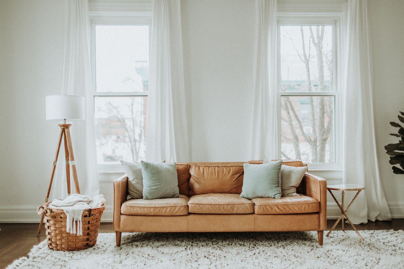 A calm home interior suited to remote work